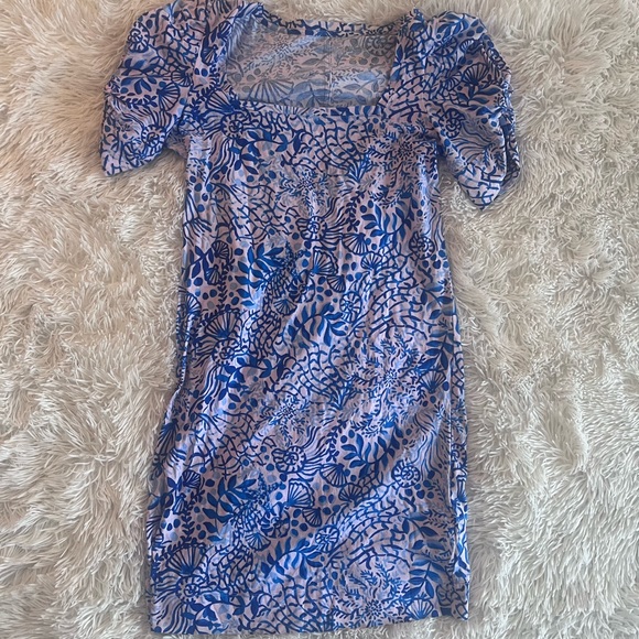 Lilly Pulitzer Blue Midi Dress - Picture 2 of 7